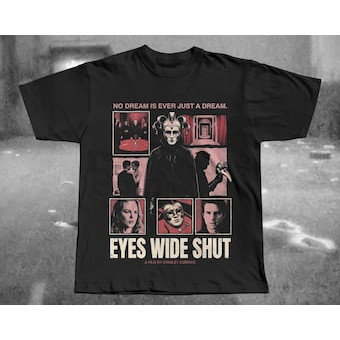 Camiseta Masculina Estampa Filme Eyes Wide Shut Moderna Atemporal Estilosa Tema Cinema Casual