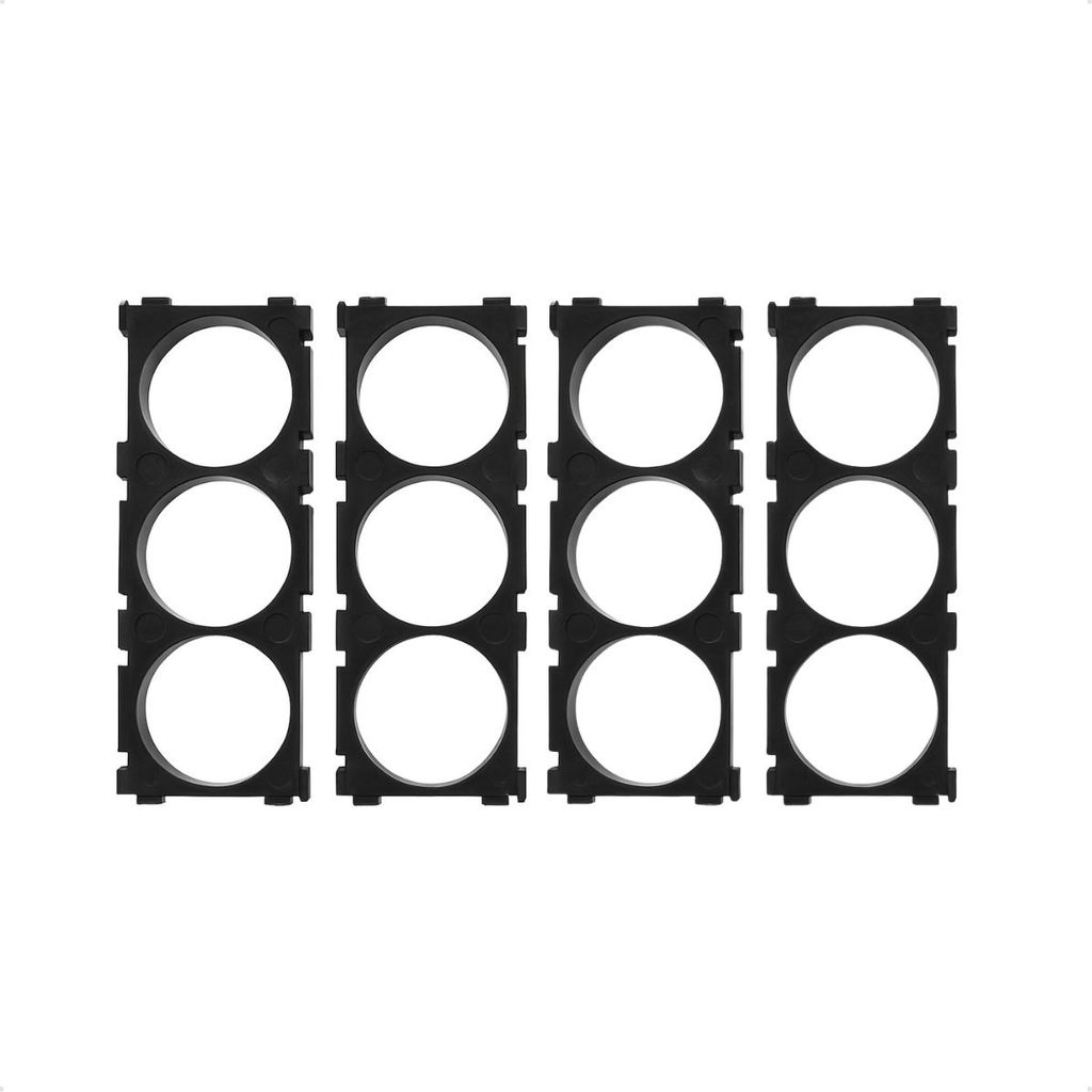 Kit 4 Pares para Organização Armazenamento e Segurança 18500 18650 Li-ion 3.7v Case Com Rabicho