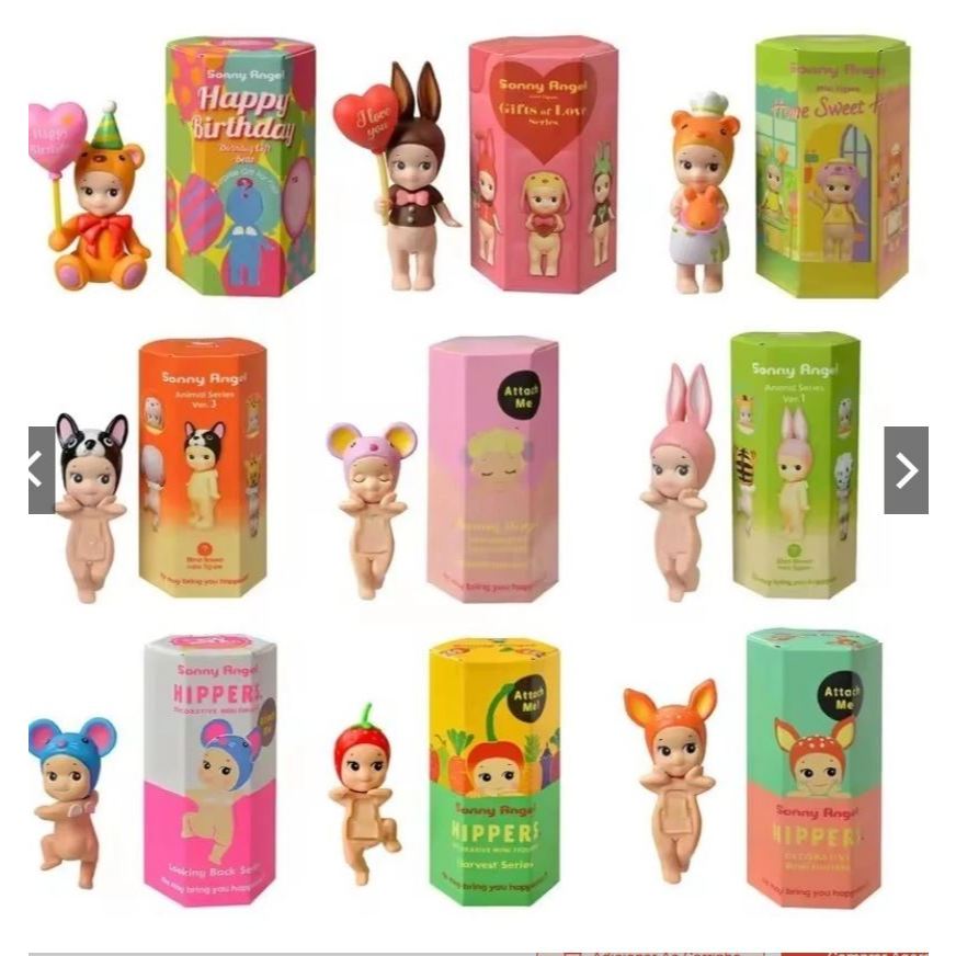Sony Angels Bonecas Surpresa Sonny Angels Hipper Colecionáveis  Fofos todos os modelos Modelos