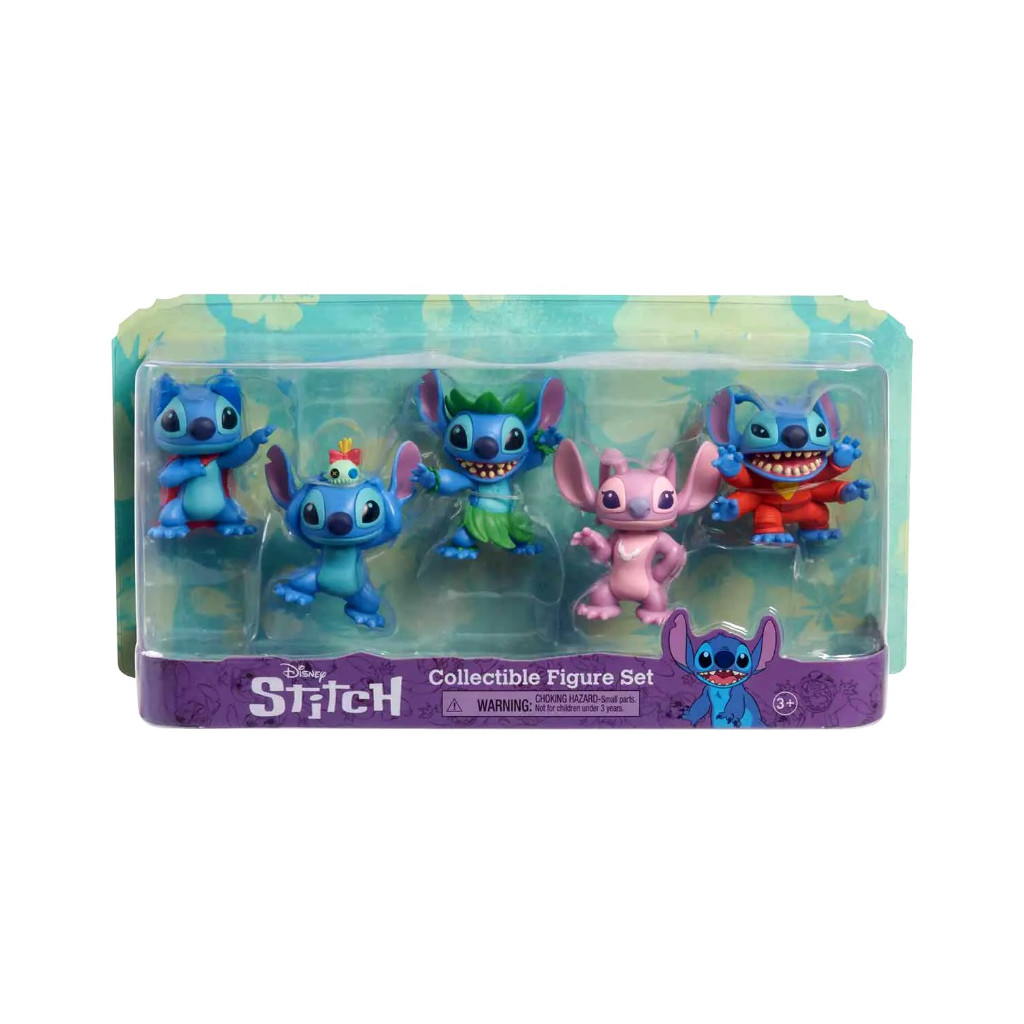 5 Bonecos Stitch E Angel Figura De Ação De 7cm Sunny