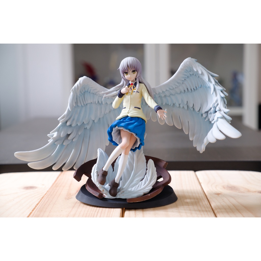 Action Figure Kanade Tachibana 16cm - Angel Beats Handmade Figure 1/7 Scale - Original Boneca Anime Figure Statue GK Handmade