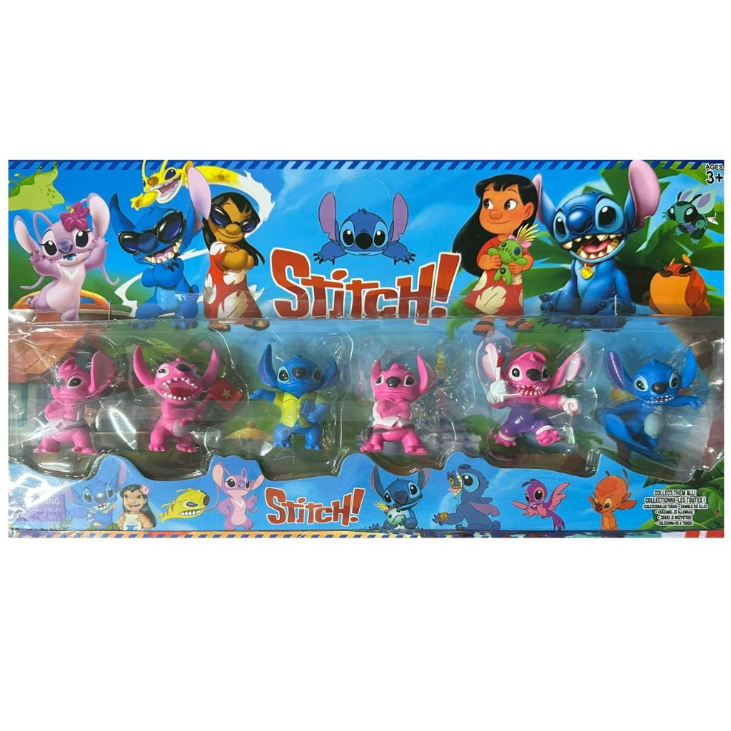 Kit Miniatura Bonecos Stitch & Lilo Stitch Angel
