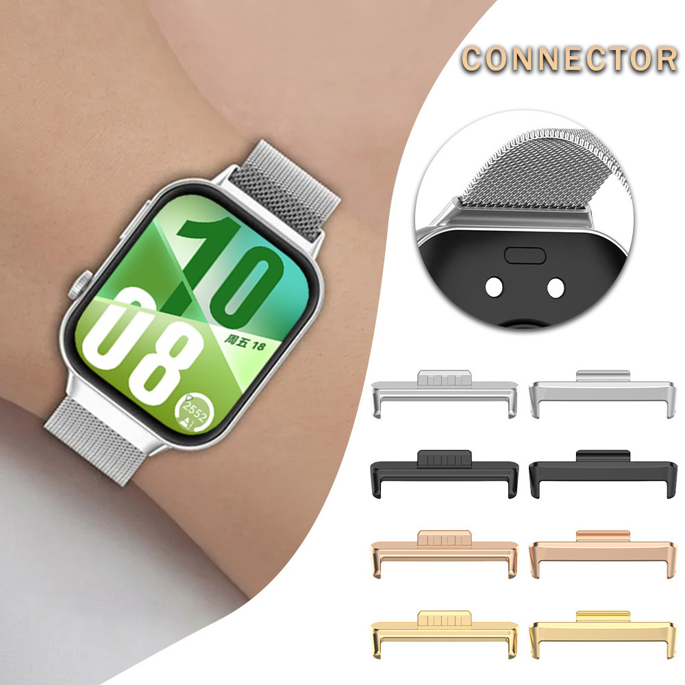 Conector De Metal Para Huawei Watch Fit 4/4 Pro/3 Strap Band Belt Pulseiras Conexão De Adaptador De Aço Inoxidável 4pro