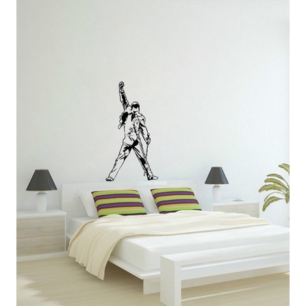 Adesivo Decorativo Decal Retro Freddie Mercury Cantando