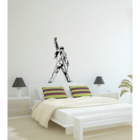 Adesivo Decorativo Decal Retro Freddie Mercury Cantando