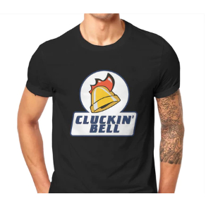 Camiseta Masculina Jogo Cluckin'bell 100% Algodão