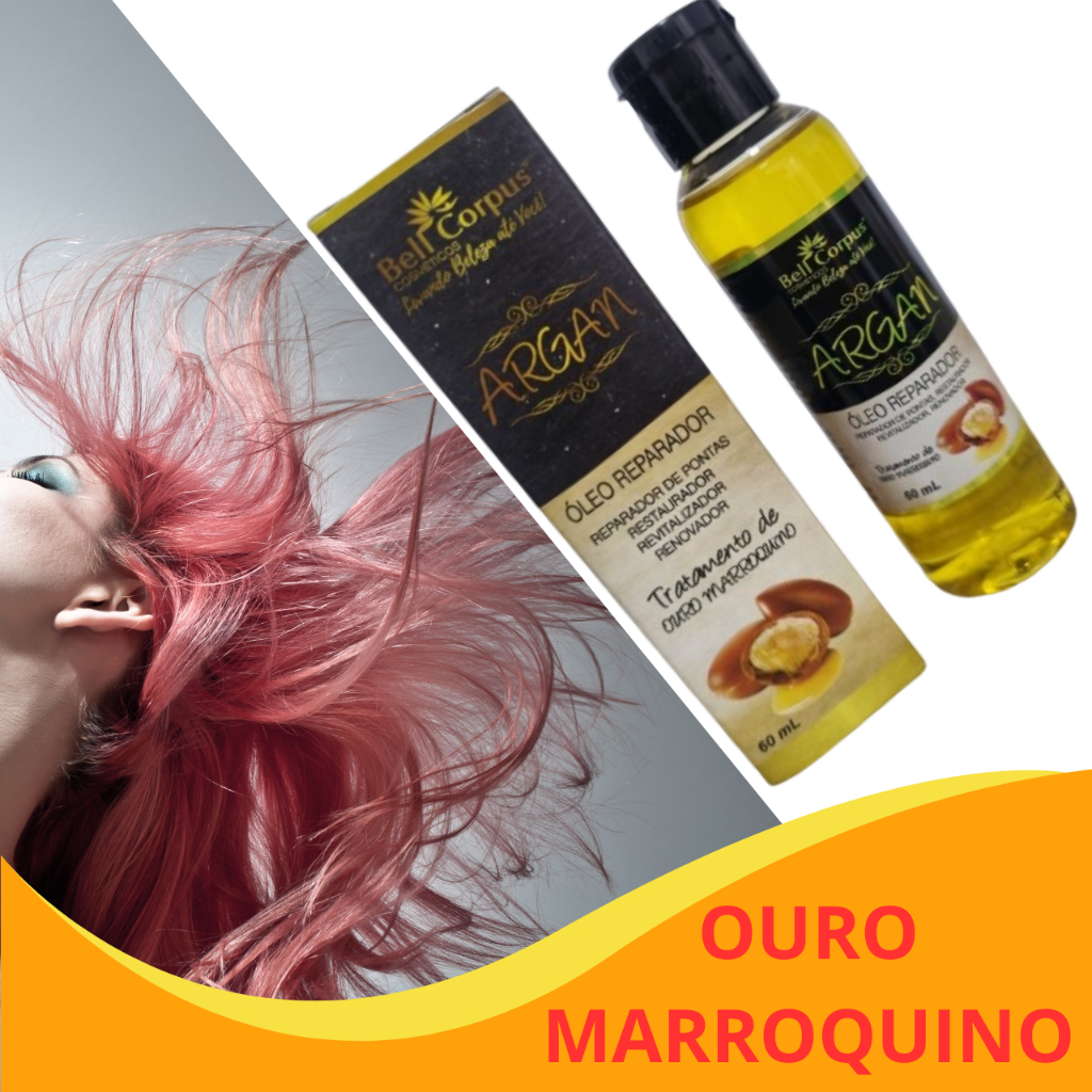 Reparador de Pontas Óleo de Argan 60ml - BELL CORPUS-apinil