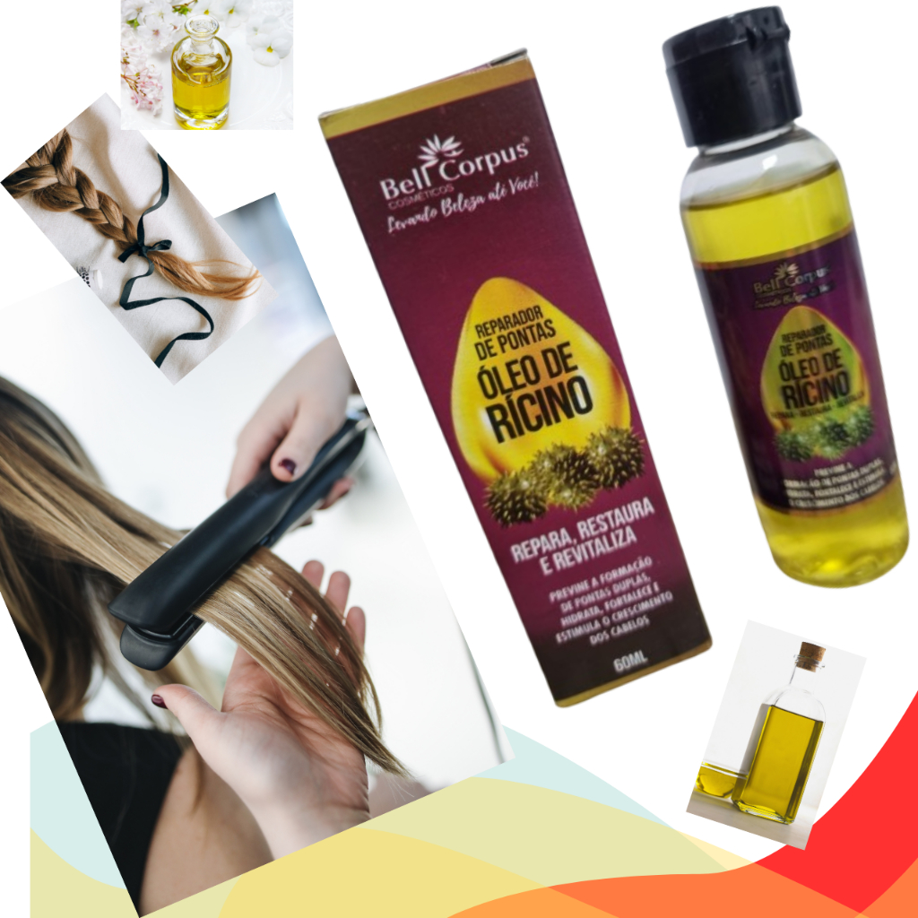Óleo De Ricino Bell Corpus - 60ML - Reparador De Pontas