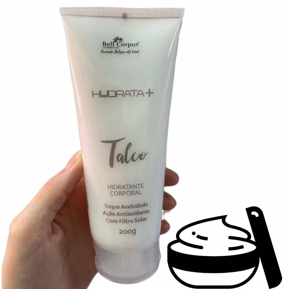 Creme Hidratante Talco Bell Corpus Bell Corpus Nutrição e Cuidado Diário
