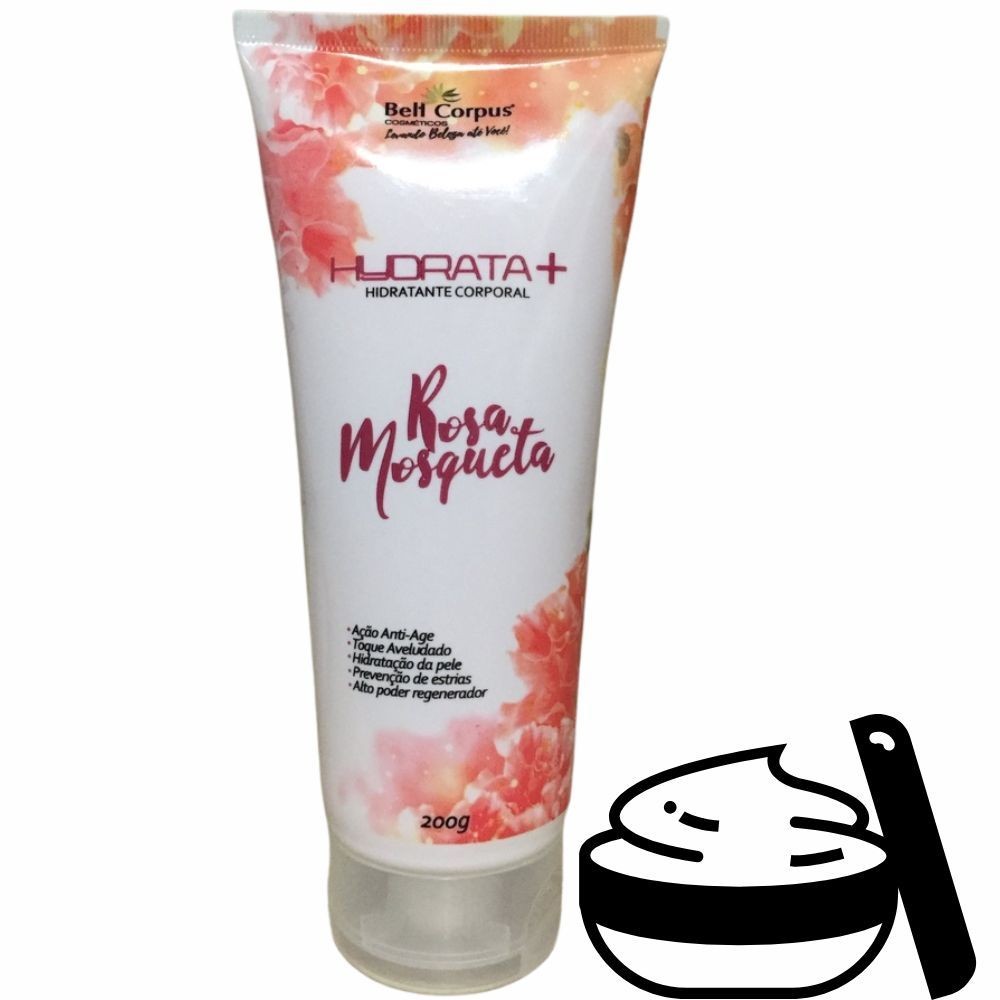 Creme Hidratante Rosa Mosqueta Bell Corpus Bell Corpus - Nutrição e Cuidado Diário