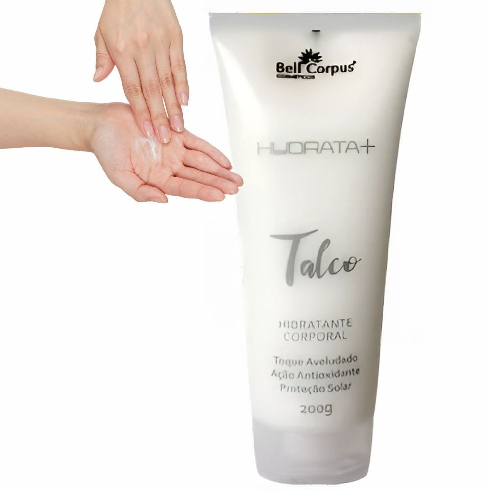 Creme Hidratante Talco Bell Corpus 200g - Hidratação Profunda e Perfume Suave
