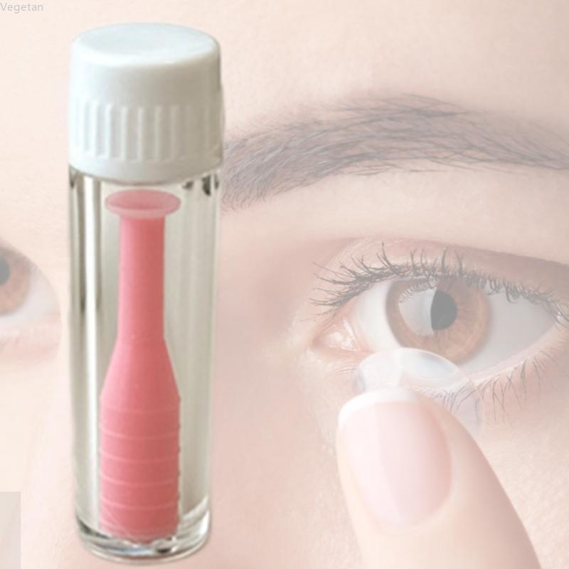 Veg Travel Friendly Lentes De Contato Kit De Cuidados Ferramentas De Remoção De Ventosa Com Design Anti Queda Para Duras