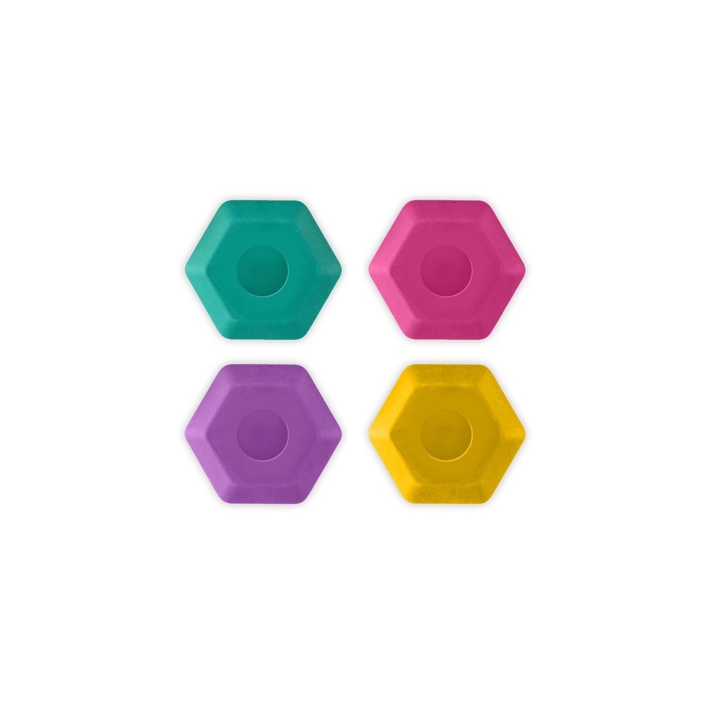 Borracha Ergonômica Hexagonal Color Joy - Leo&Leo
