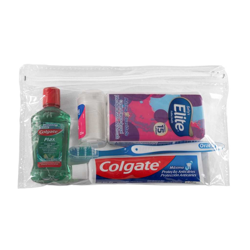 Necessaire de Plastico Higienica Portatil para Bolsa Viagem