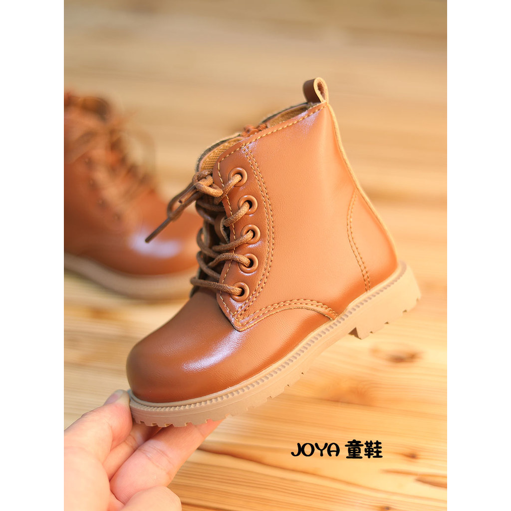 Meninas Martin botas outono 1-2-3 anos de idade 5 crianças botas versão coreana na moda bebê menina estilo britânico bot