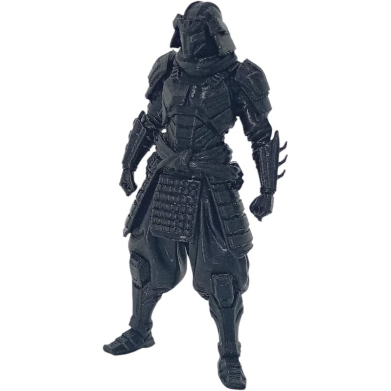 Miniatura Guerreiro Samurai 3D Decoração Temática oriental