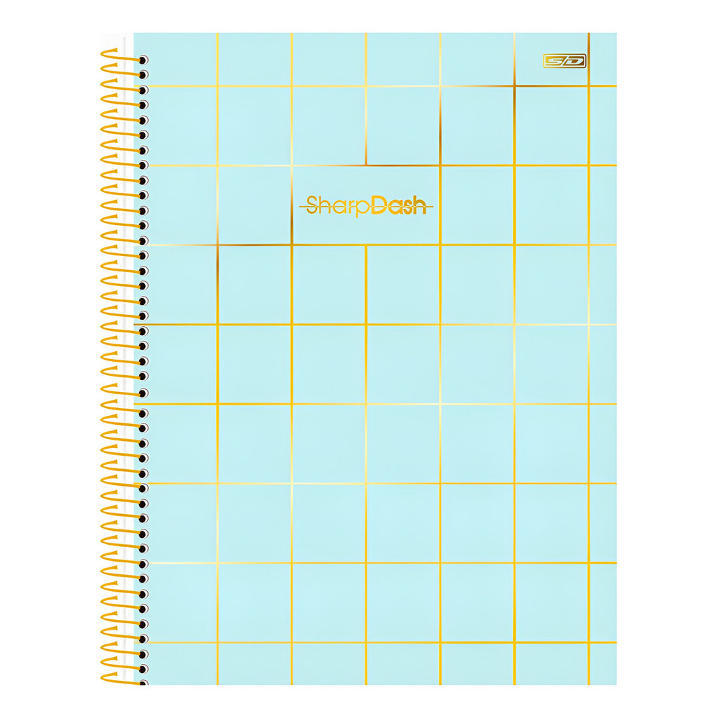 Caderno Universitario Sharp Dash 10 Mat 160 Fls Capa Dura