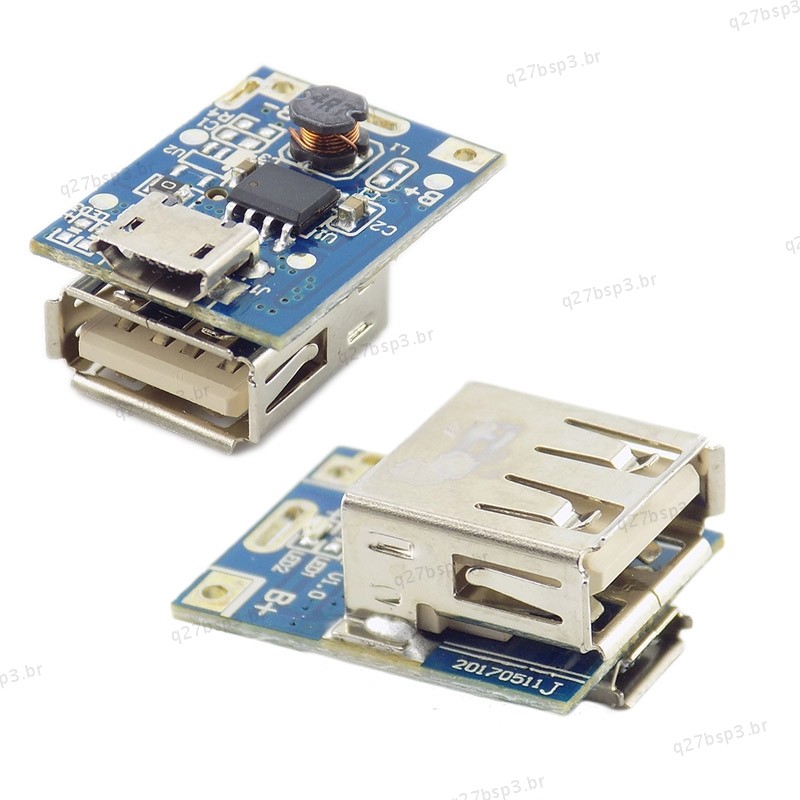 5V 1A Boost Step Up Power Module Lítio LiPo Bateria Placa De Proteção De Carregamento BR27B