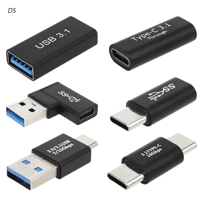 dianhautongxun Type to USB Male Female Adapter OTG USB to Type Female Data Converter Connector