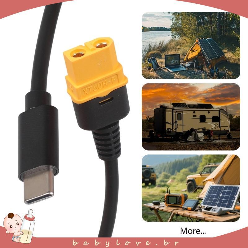 Type C Male To Female Adapters Cable 100W For And Solar Batteries