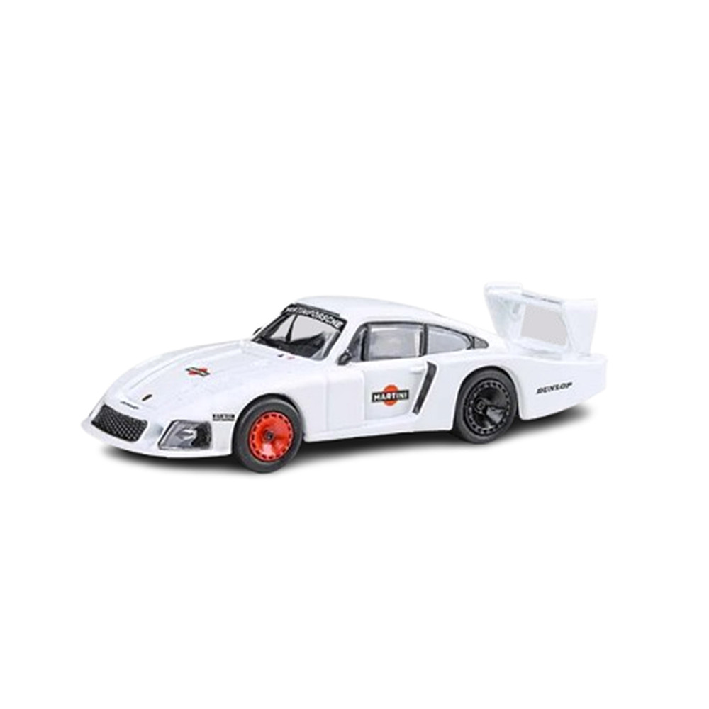 Miniatura Carro Porsche 935/78 - Martini Racing Porsche System Test Car RHD - Branco - 1:64 - PARA64
