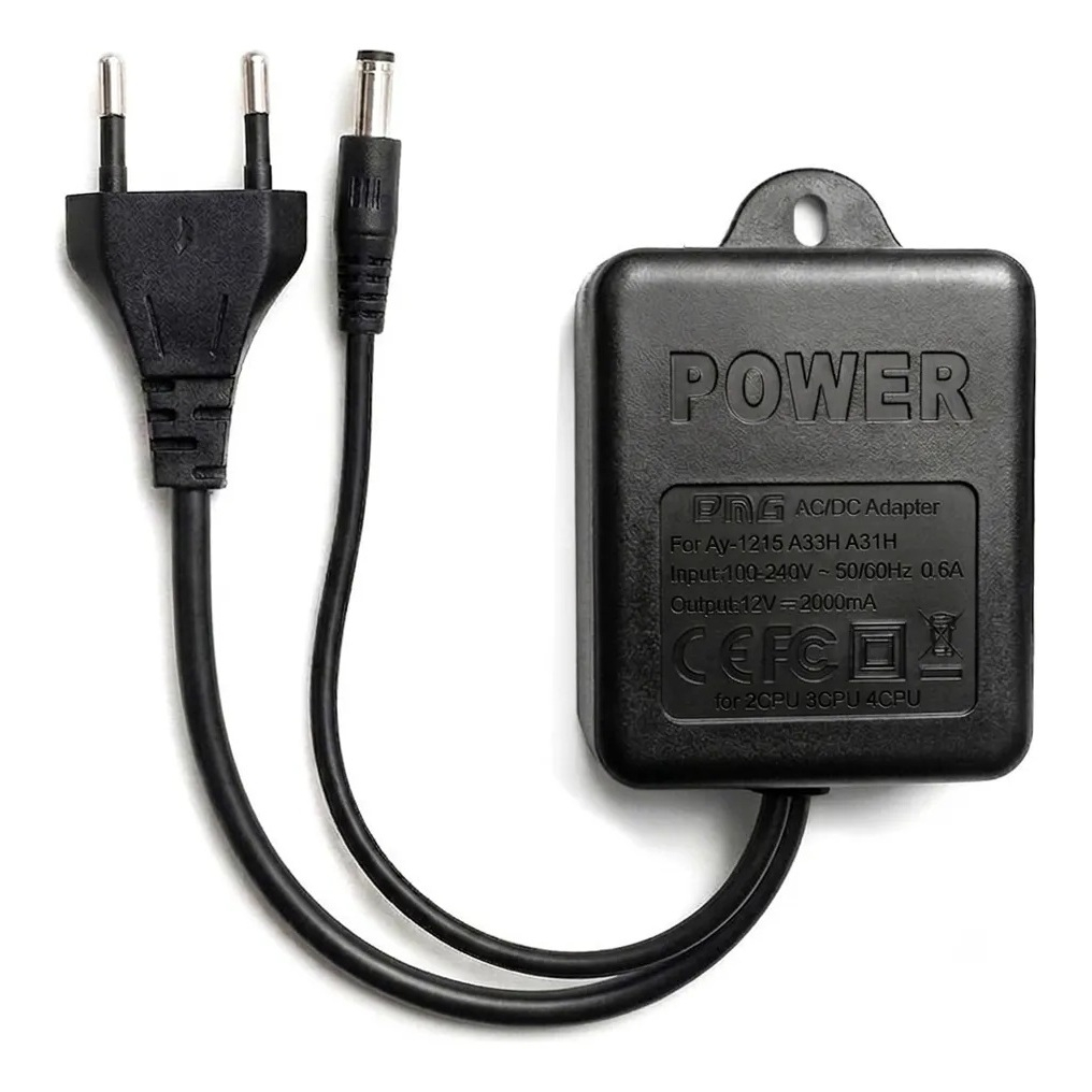 Fonte para camera yoosee Jortan icsee for camera Ay-1215 A33 A31 2CPU 3CPU  de 12V 2A model by-f1-1220