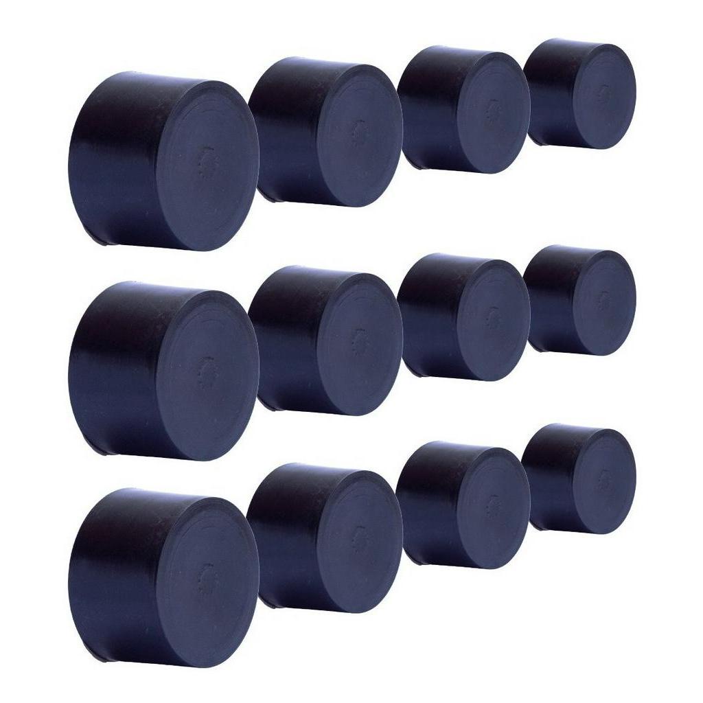 Ponteira Protetora Pé De Cadeira Tubular Conjunto 12pc 3,1cm