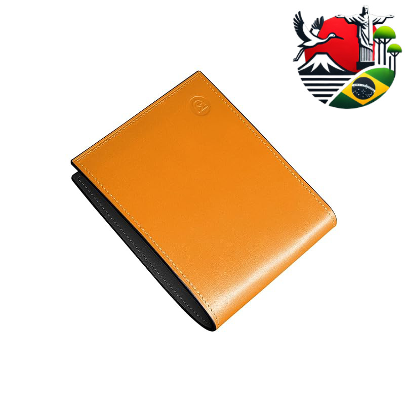 [Modiko] Men's Genuine Leather Bifold Wallet, Made in Japan, Large Capacity, Box-Style Coin Pocket, Multiple Card Slots