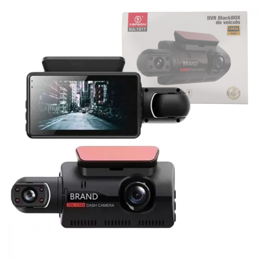 Dash Camera Kapbom KA-1917: Dual Lens Full HD 1080P