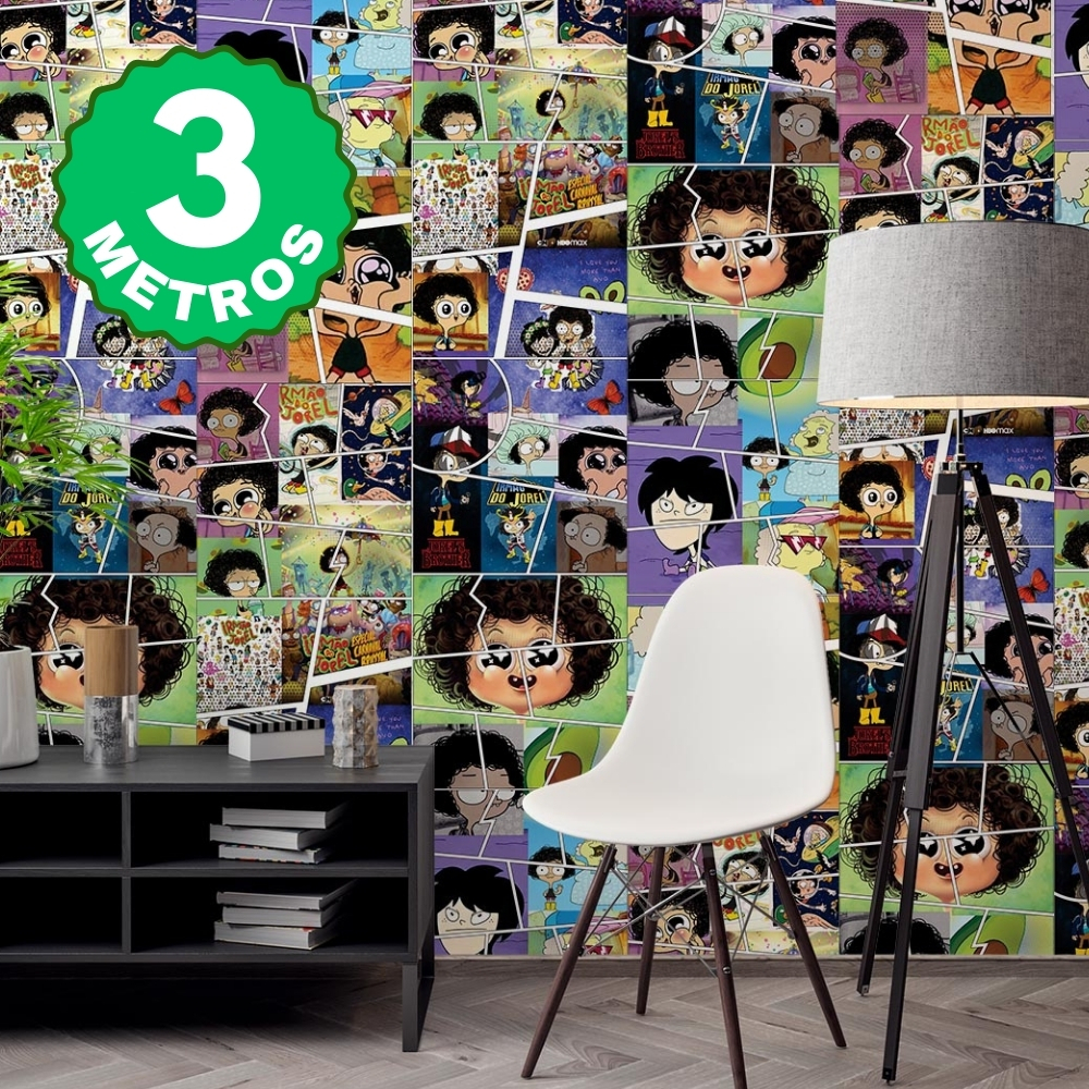 Papel de Parede Adesivo Irmão do Jorel Desenho Cartoon Network Adesivo Lavável - Pro Decor
