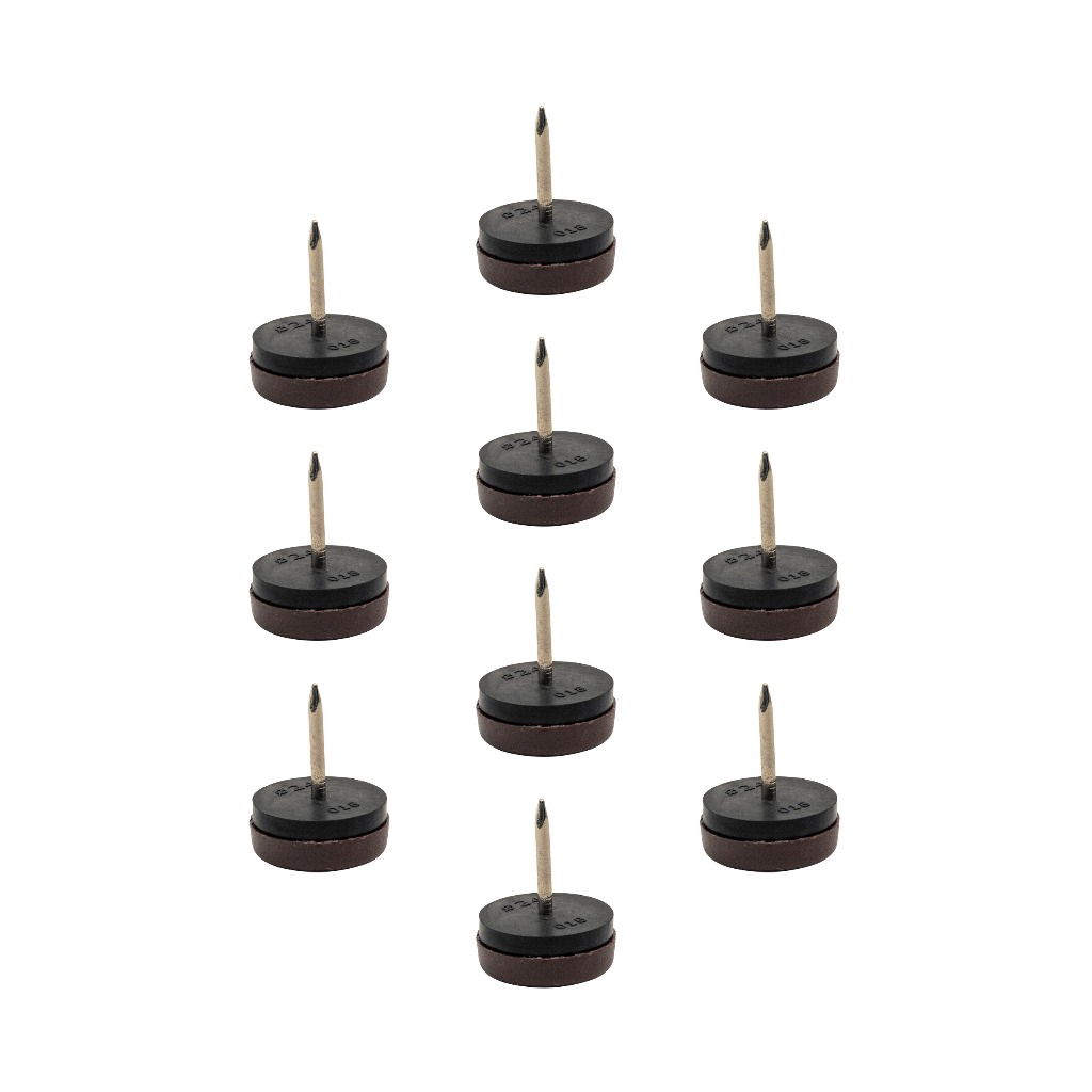 24 Peças Sapata Pezinho Com Prego Para Móveis MAX89182 25mm