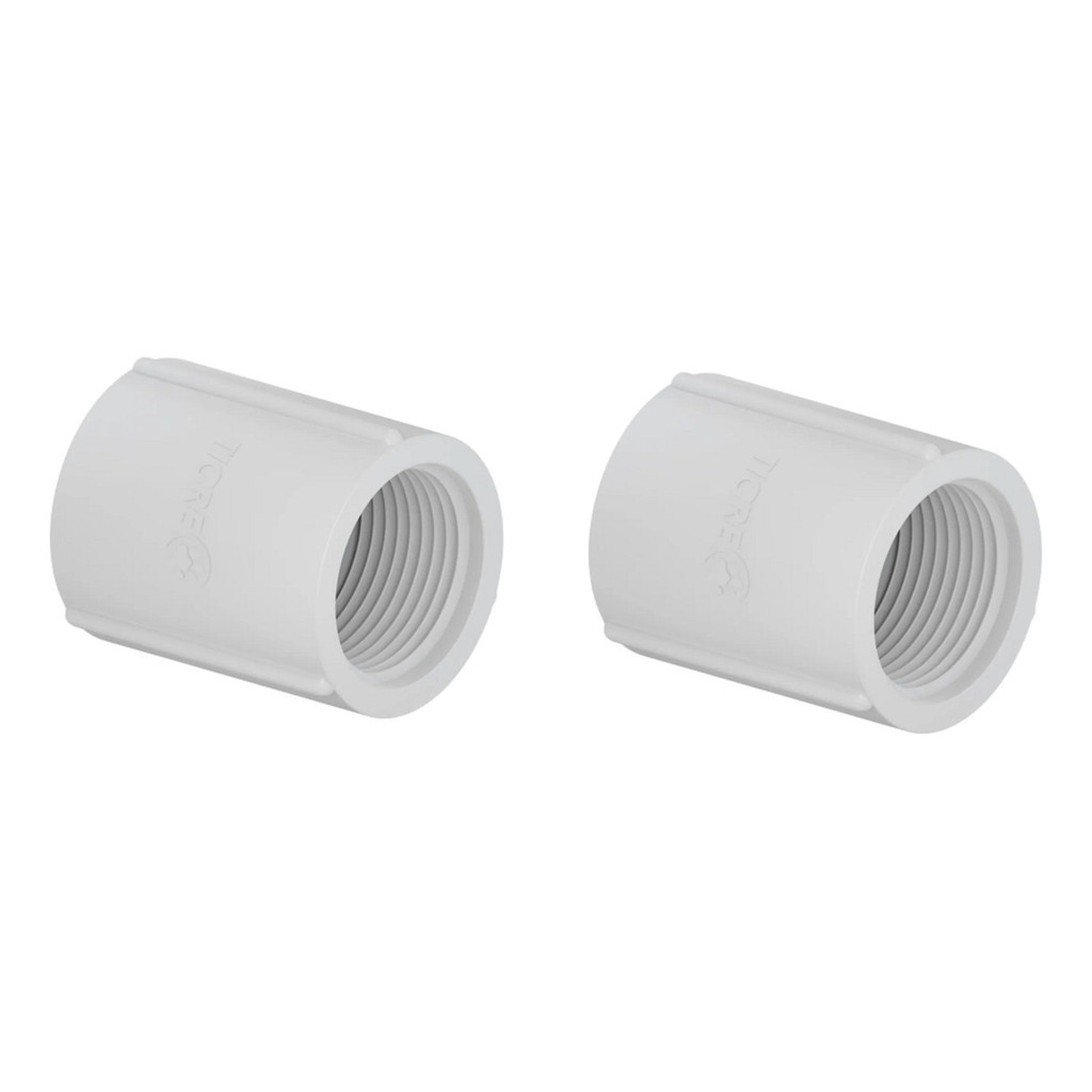 Kit Com 2 Unidades Luva Roscável Pvc 3/4 Tigre 25mm