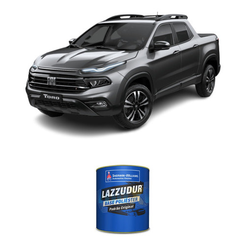 Tinta Automotiva Poliéster Cinza Granite Met Fiat 900ml