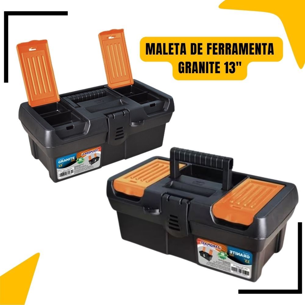 Maleta de Ferramentas Reforçada Granite 13