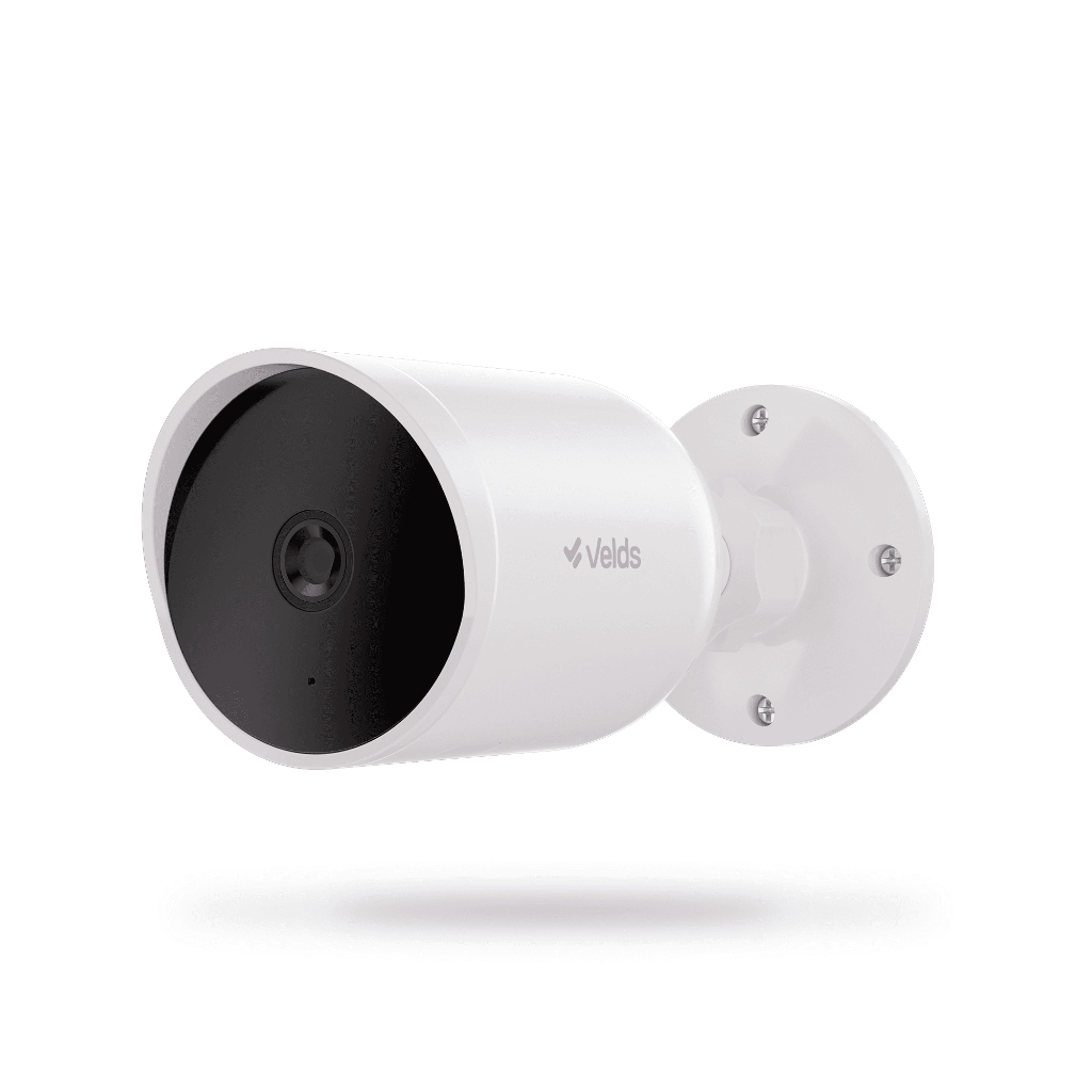 Câmera Bullet Wi-Fi Alta Resolução 2K Velds c/ Visao Noturna IP66, Branco