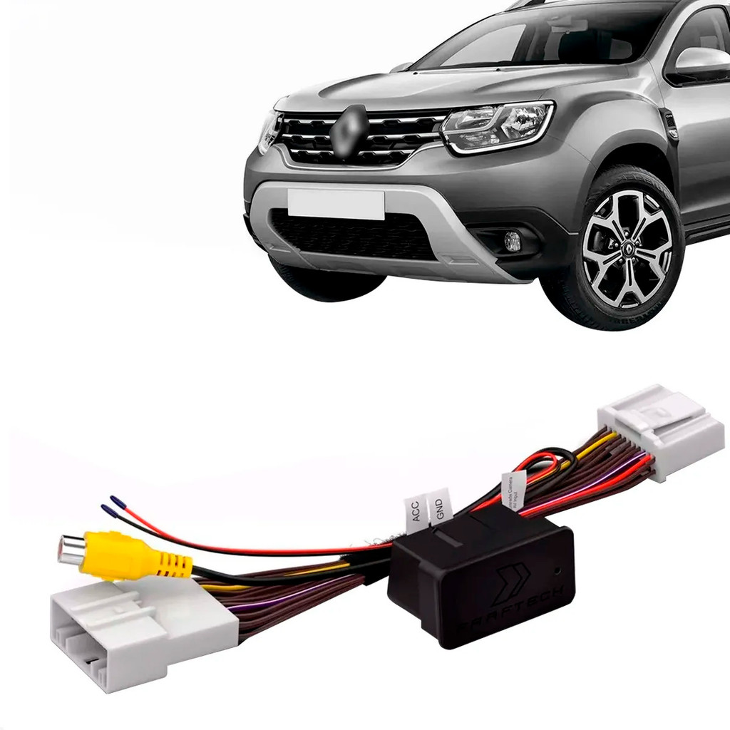 Interface Desbloqueio Camera De Ré Duster 2021 Plug And Play FT-RC-RN2