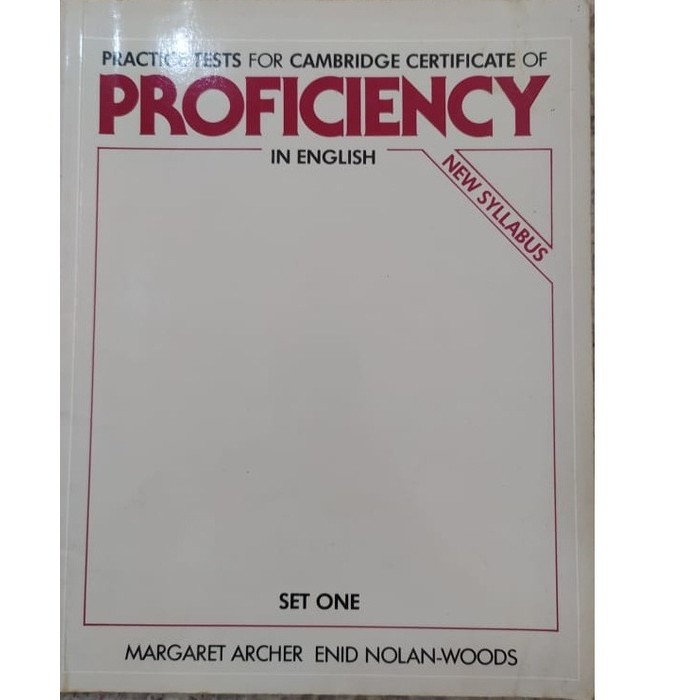 Practice Tests For Cambridge Certificate Of Proficiency In English / autor Margaret Archer / Enid Nolan Woods