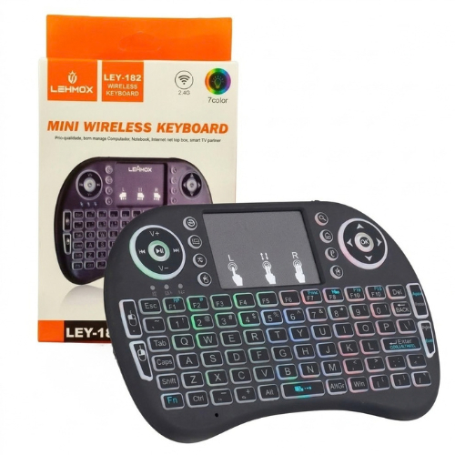 Mini Teclado Wireless LEY-182 Com Touchpad
