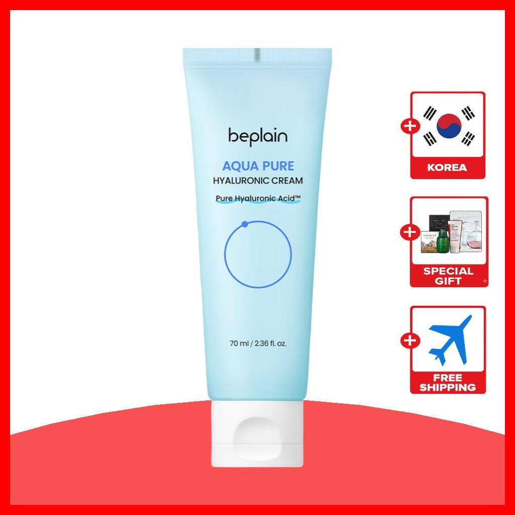 [beplain] Creme Hialurônico Aqua Pure , 70ml , 1 Unidade/Hidratante Coreano/Hidratação Profunda/100 % Genuíno