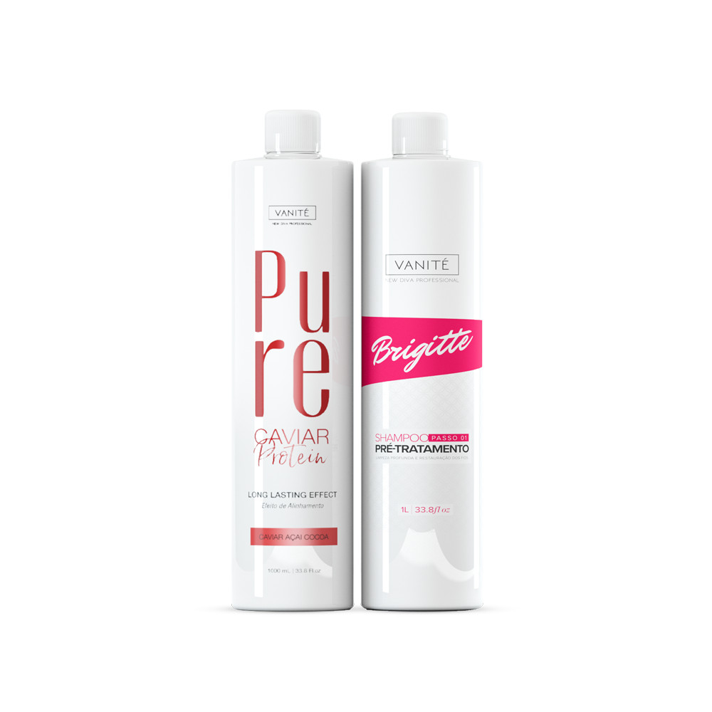 Kit Pure caviar + Shampoo Anti resíduos