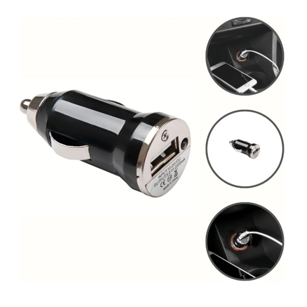 Carregador Veicular Usb 2000 Mah Tramontina Preto 12v