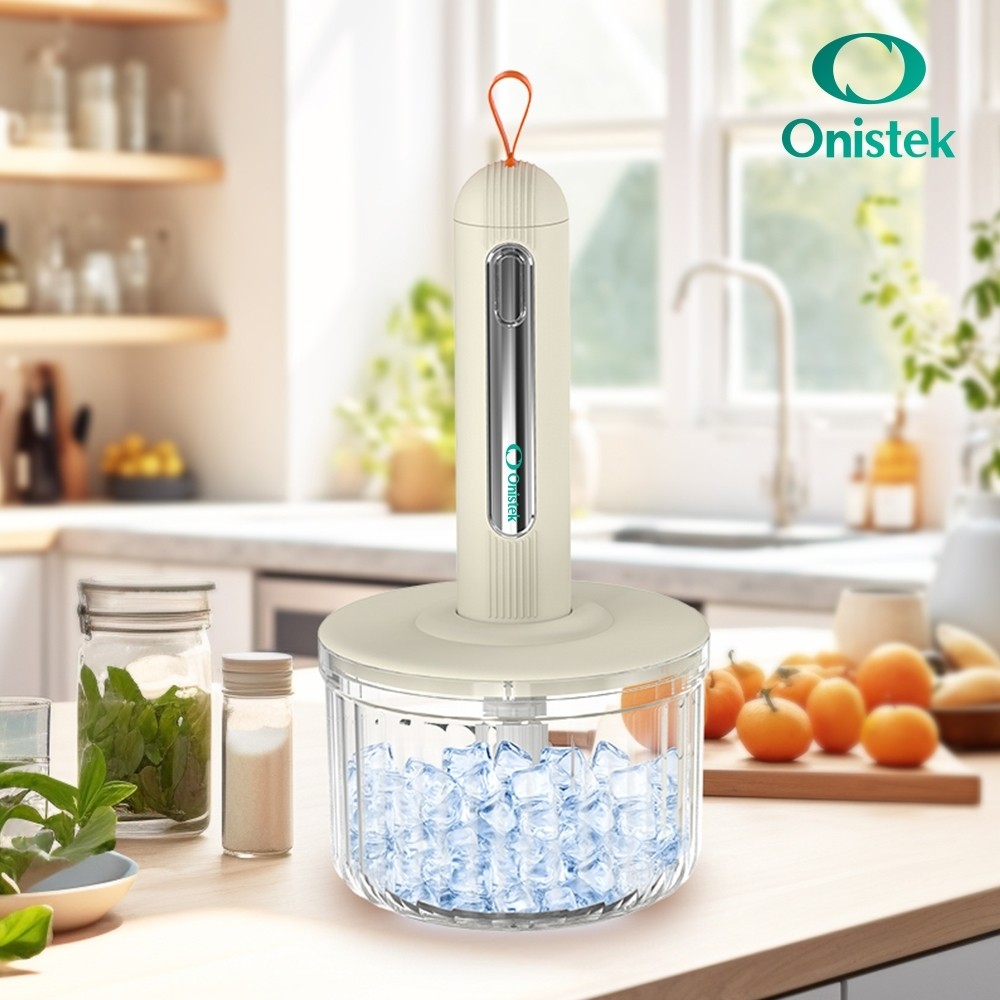 Mini Processador Elétrico Onistek Triturador De Carne Legumes 2000mAh Para Casa E Viagem