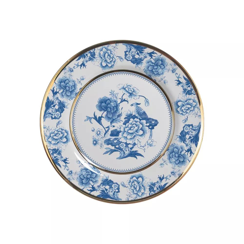 Conjunto com 6 Pratos de Sobremesa Chinese Blue Ø21cm