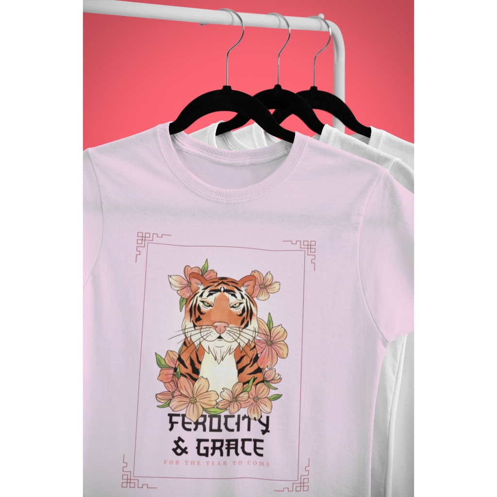 Camiseta Tiger Chinese  Anti Pilling 100% Malha Premium MASCULINA/FEMININA
