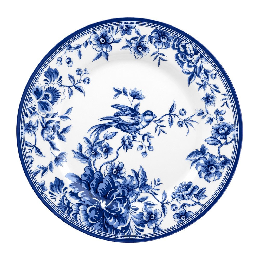Prato de Sobremesa Cerâmica Azul Chinese Garden Alleanza 20cm