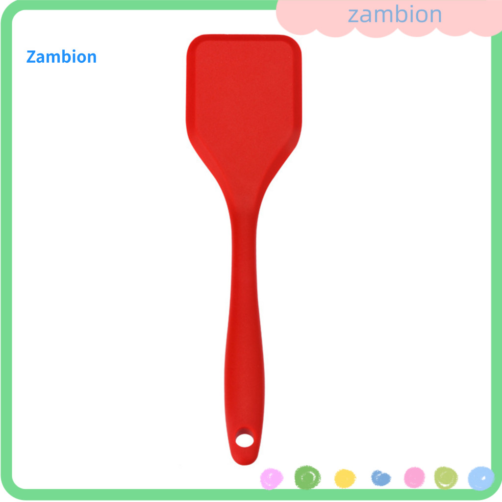 Silicone Cooking Shovel Heat Resistant Kitchen Food Grade Spatula Non-scratch Flexible with Ergonomic for Non-stick