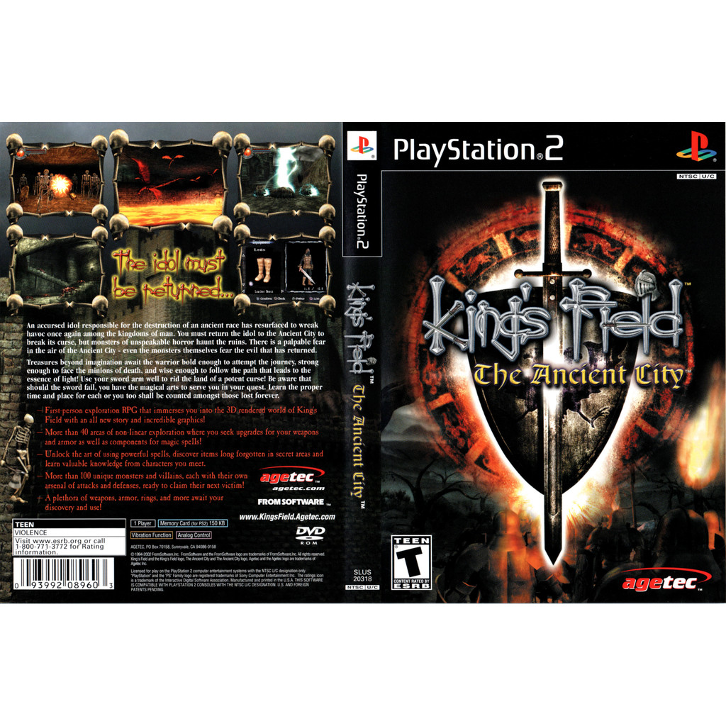 King's Field- The Ancient City - PS2
