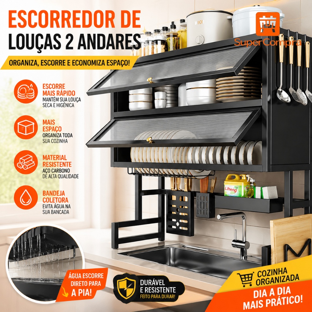 105cm Hanging Dish Drainer Boutique Kitchen Rack Stainless Steel Dish Organizer Kitchen Quality