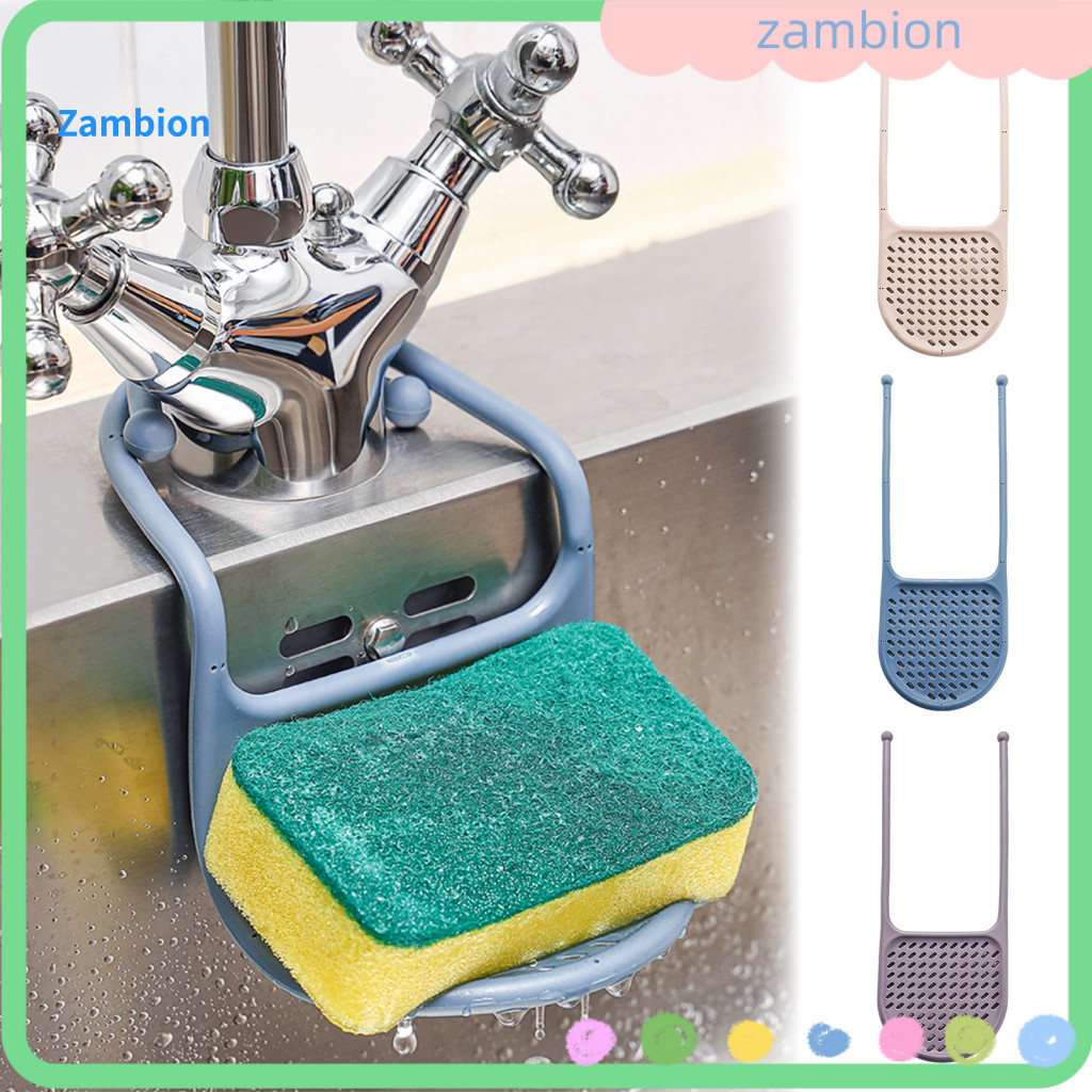 Quick Dry Sink Organizer Hanging Sponge Holder Adjustable Bendable for – Draining Rack Durable Plastic Kitchen for Cou