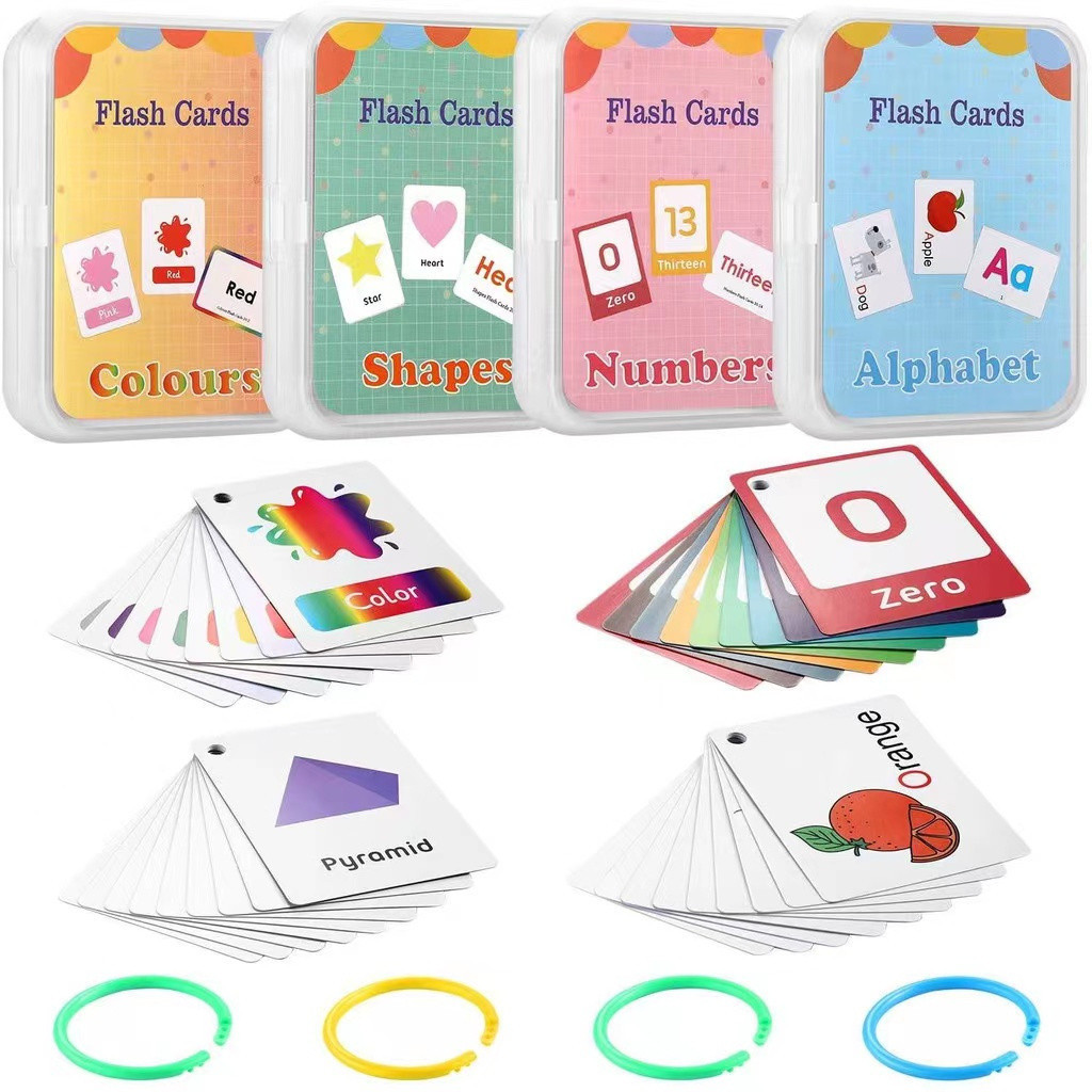 Flash Card Número Do Alfabeto Em Forma De Animal Friut Brinquedos Educacionais Baby English Word Pocket Cards Preshool